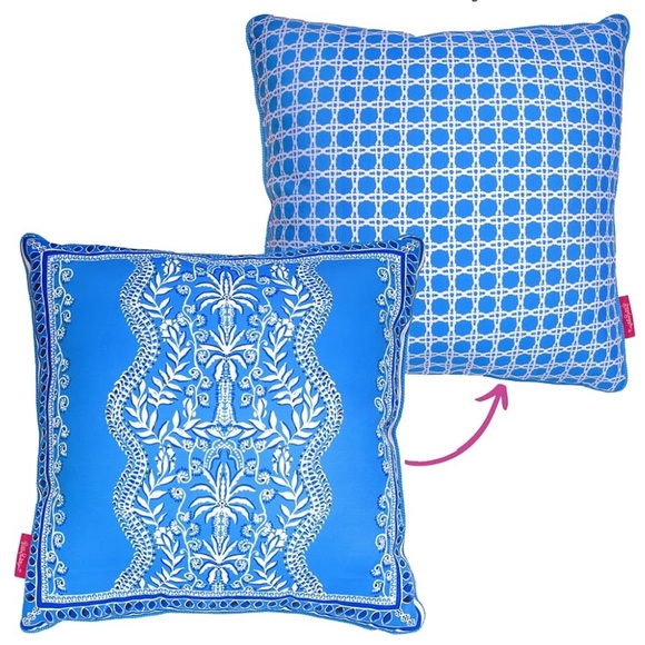 Lilly P. Reversible Pillow! - Picture 5 of 5